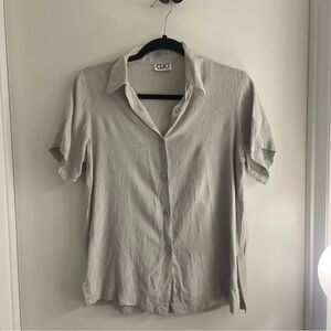 Clio vintage gingham button up